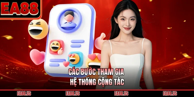 Các bước tham gia hệ thống cộng tác